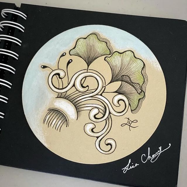 用圆规画出的精美图案，怎样用圆规画好看的图案（画出简单有创意的装饰禅绕画）