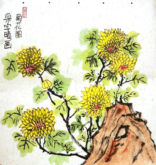 荷花池简笔画，荷花池简笔画手绘（美丽云浮——2020年云浮市庆祝六一儿童节少儿书画作品展）