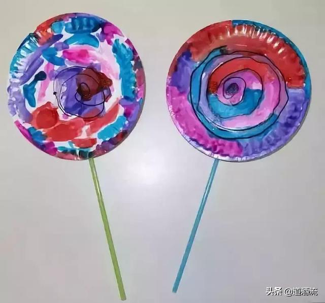 幼儿园大班手工纸质飞盘制作方法，承包幼儿园整个学期美工课堂