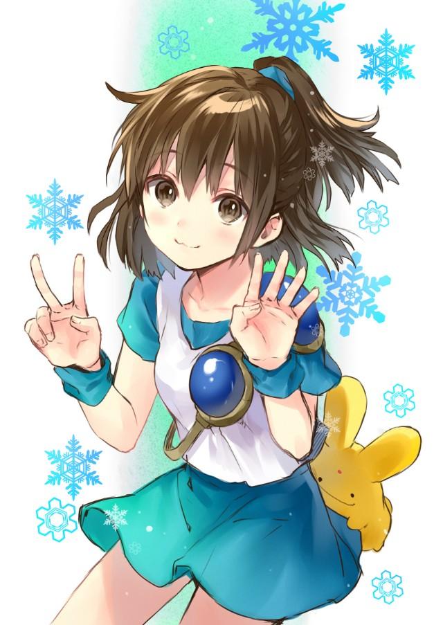 简单好看的动漫插画图片高清  很暖很暖的小青春啊，简易的动漫插画图片（小草也有点缀春天的价值）