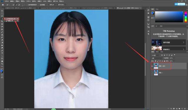ps怎么更换证件照背景颜色，Photoshop换证件照背景色（最详细的一篇PS证件照换底色教学）