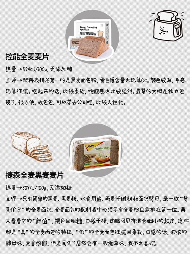 桃李醇熟面包,桃李奶棒面包(6款网红全麦面包测评)