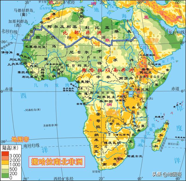 七大洲面积从大到小排列，7大洲4大洋大小顺序（世界七大洲地形图<12图>）