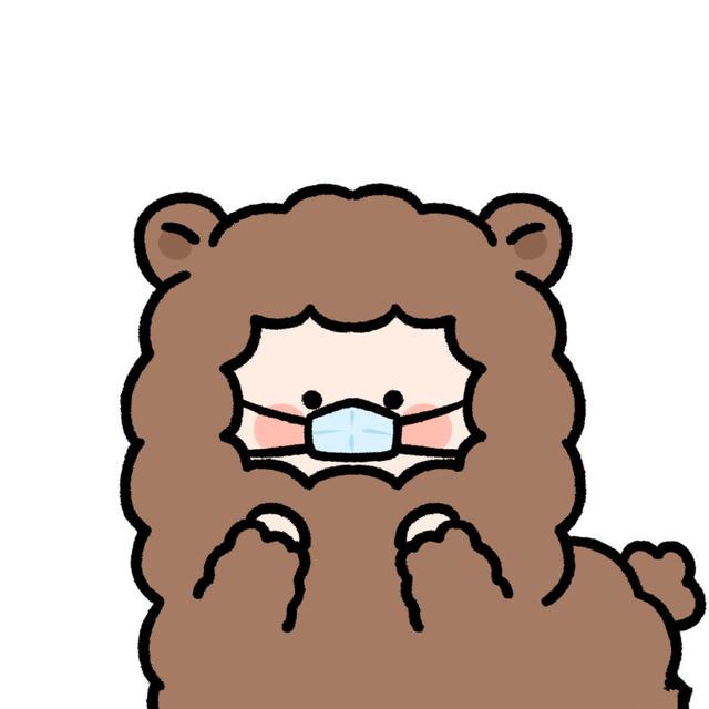 戴口罩的卡通图片，ㅤ|戴口罩卡通头像微信（戴口罩的小动物卡通头像）