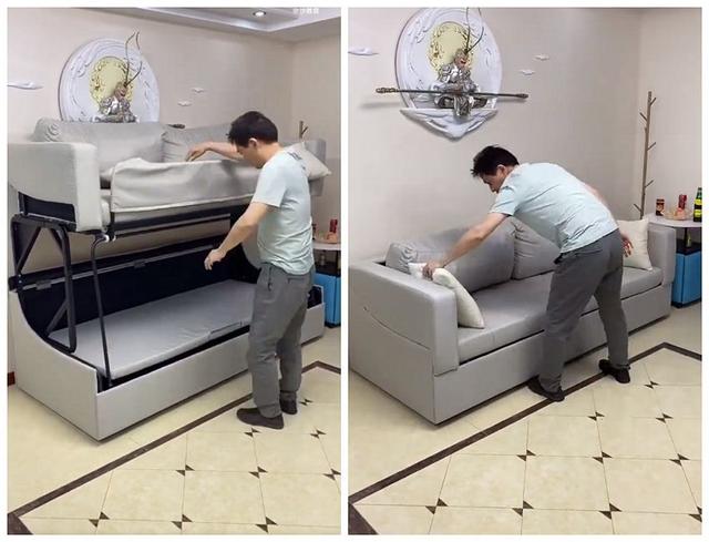 什么是折叠家具，有哪些多功能折叠家具（老俩口蜗居36㎡居室）