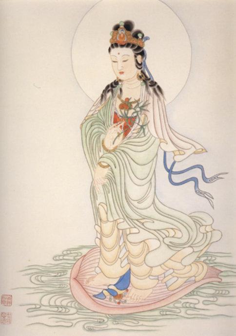 观自在菩萨心经,菩萨心经全文诵读(观音心经 组图>)