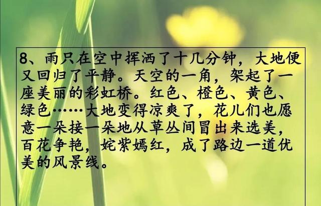 夏天的词语有哪些，描写夏天的词语有哪些（素材积累《描写夏天的好词、好句》）