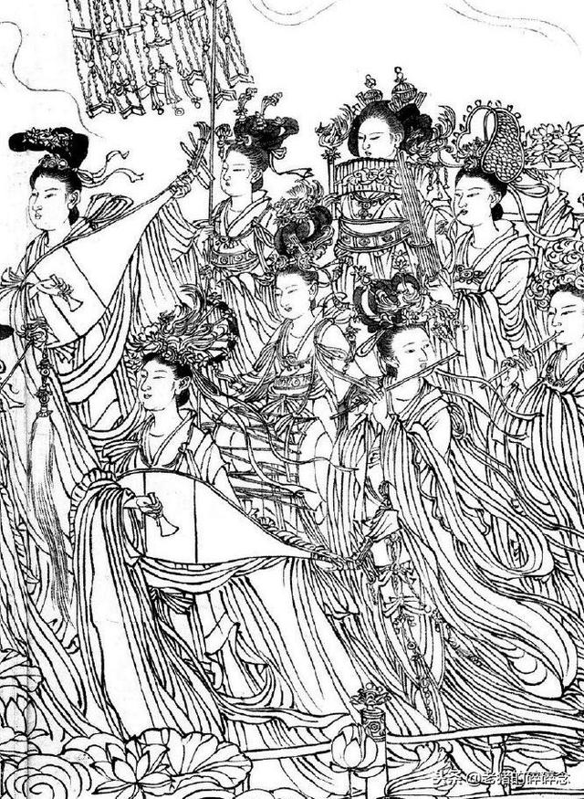 神仙图，神仙图片仙气飘飘（一组吴道子笔下的神仙图）