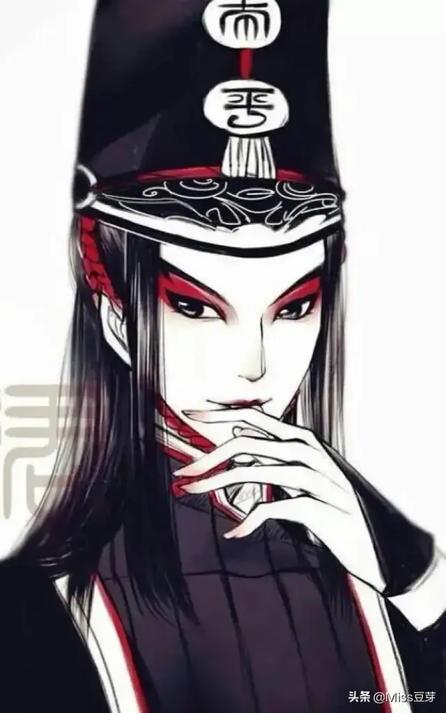 #阴阳师#@黑白无常，微信头像，#阴阳师#@黑白无常（黑白本一色，只因事无常）