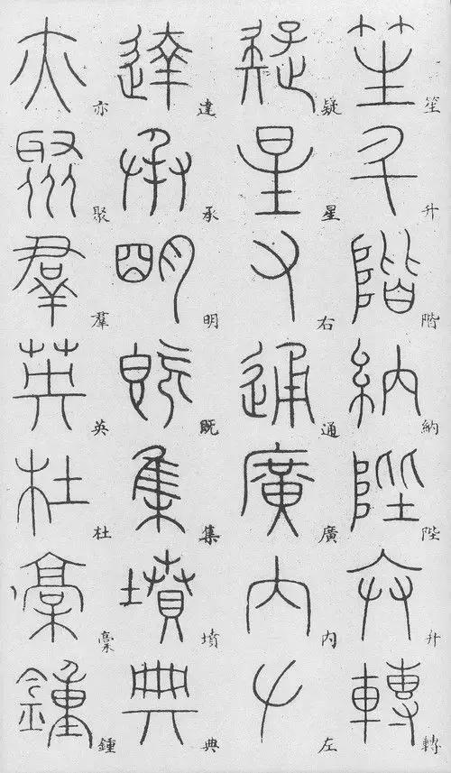 匡怎么读，颐怎么读 拼音（李阳冰篆书《千字文》）