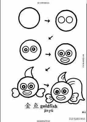 儿童的简笔画简单又好看，孩子们最爱的简笔画