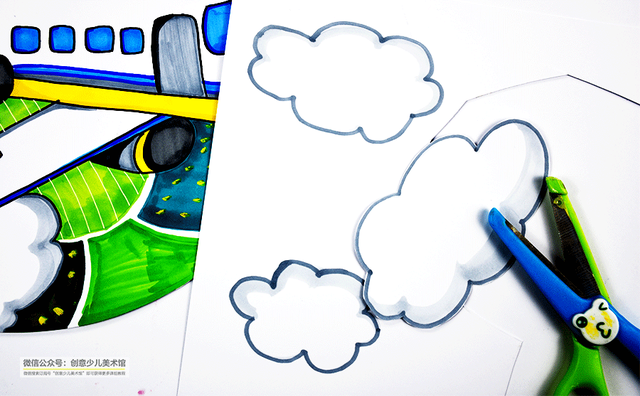 飞机简笔画，飞机简笔画图片大全大图（创意儿童画--教你画超酷的飞机）