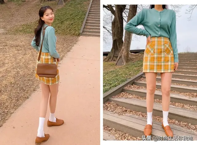 麻豆网官网萧萧麻豆网，2020春季最时尚穿搭“平底+裙”