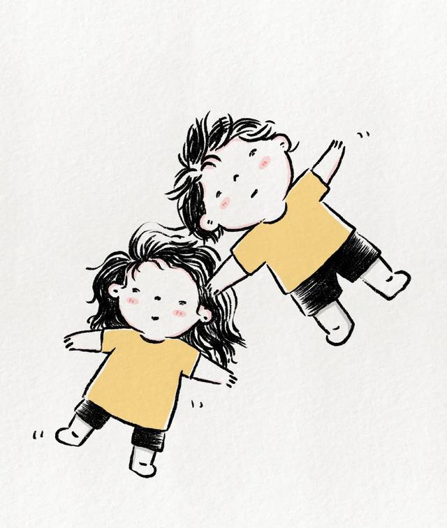 情侣插画图片，情侣插画图片用英语怎么说（一组小情侣的日常插画 ， ）