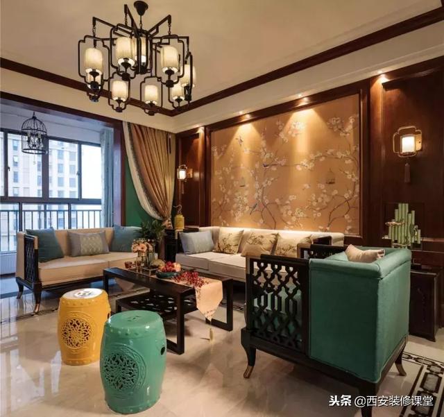 中式客厅装修效果图,中式客厅装修效果图_中式客厅装修效果图(30款新