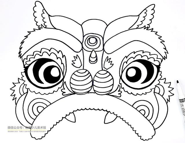 卡纸如何做卡通图案，纸怎么画 卡通图片（这样做新年手工画）