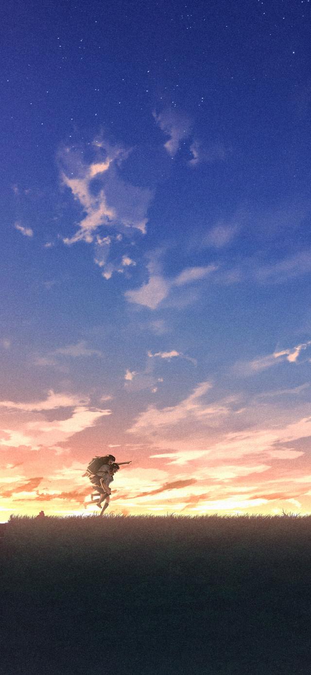 动漫照片，动漫照片男生霸气（分享一些好看的治愈系动漫插画壁纸图片）