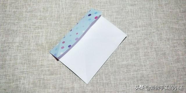 小学生必备自制信封图解步骤，小学生必备自制信封图解步骤图片（千纸鹤信封折纸教程）