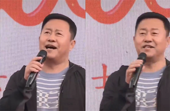 “王长贵”商演太卖力，皱纹深显沧桑，小19岁娇妻开百万豪车