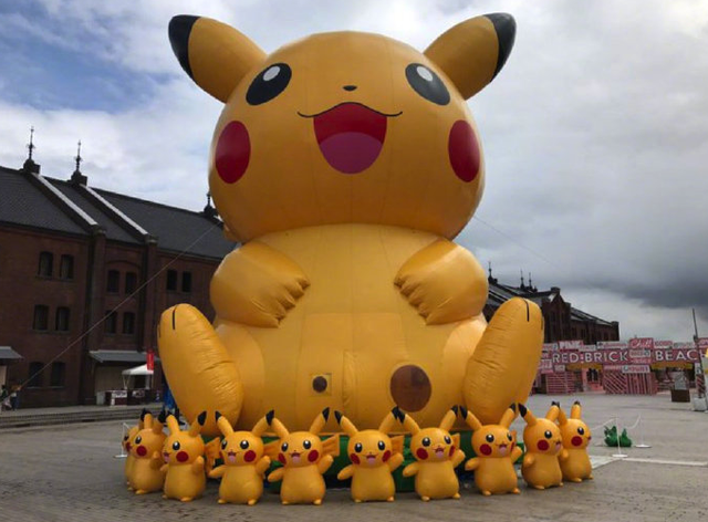 可爱的皮卡丘来了，可爱的皮卡丘!（新人婚礼邀请皮卡丘助兴图片）