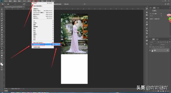 如何利用photoshop画一条波浪线，ps中怎么画波浪线（ps作图小技巧之水波纹插件案例）