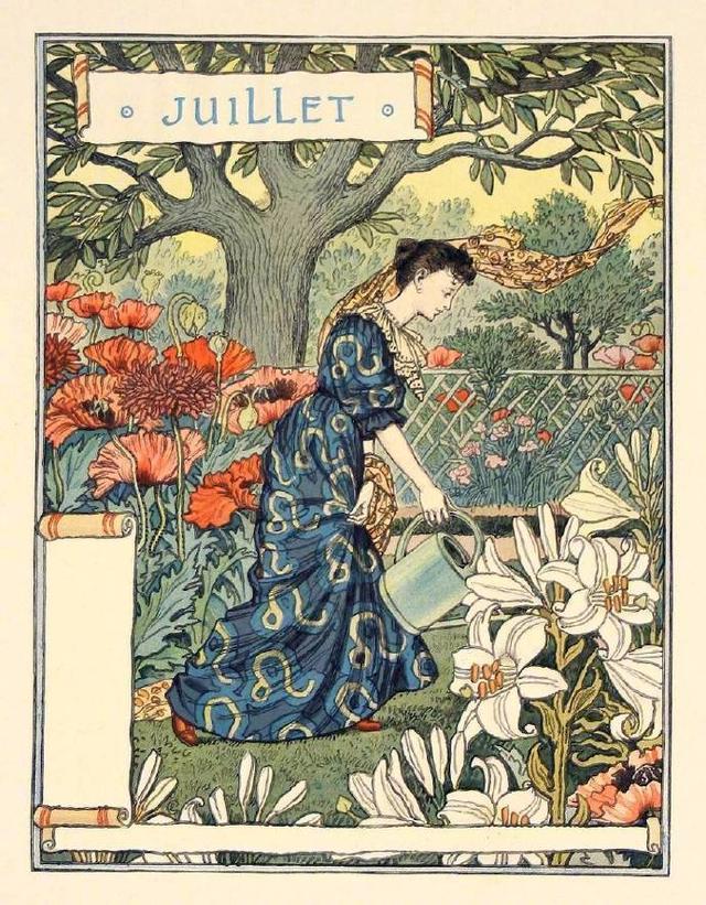 日历怎么画简单又漂亮，如何画日历简笔画（100多年前的日历装饰画）