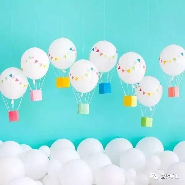 热气球手工制作，手工制作幼儿园简单手工热气球（那是你没看这些创意）