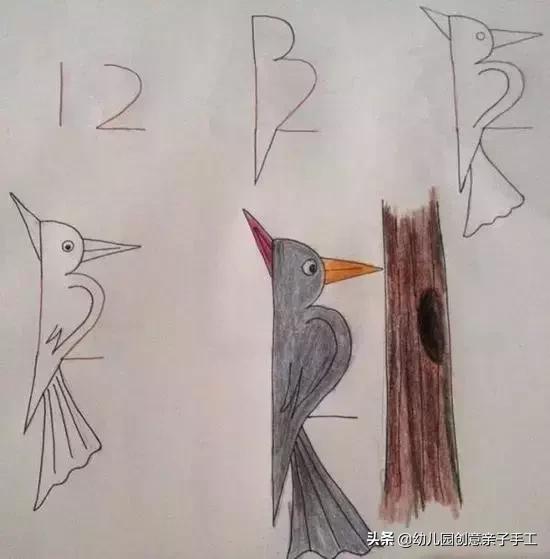用数字画小动物，数字画老鼠（寥寥几笔画出这些可爱的动物）