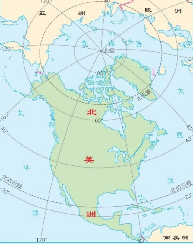 亚洲的纬度位置，亚洲的经纬度位置（填图记忆与测试——亚洲1）