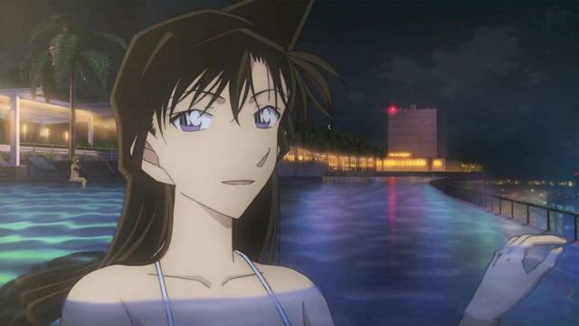 怪盗基德工藤新一开车图(《绀青之拳》中毛利兰和基德共浴真相揭晓)