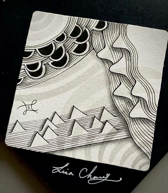 用圆规画出的精美图案，怎样用圆规画好看的图案（画出简单有创意的装饰禅绕画）