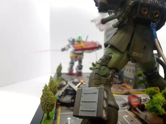 扎古和高达区别，高达扎古是什么梗（佳作：白色恶魔vs扎古）