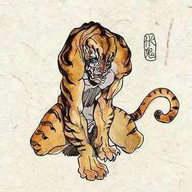 【在有些故事中老虎反而被说成是伥鬼的仆人】说完了虎伥,再来说水伥.