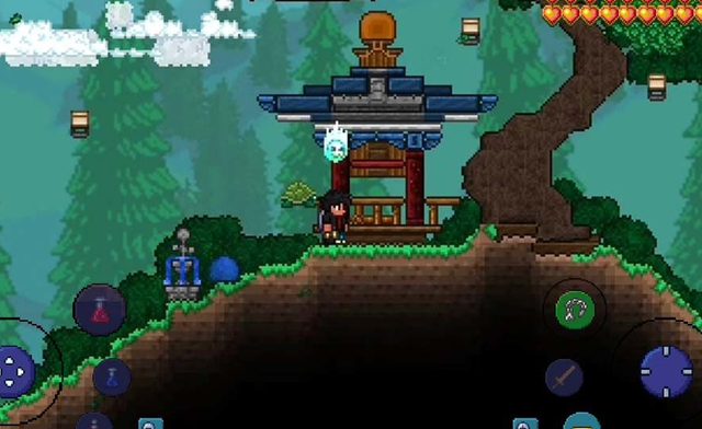 泰拉瑞亚石巨人怎么打，泰拉瑞亚打完石巨人后要打什么（《泰拉瑞亚手游》在神圣之地会卖神圣溶液）