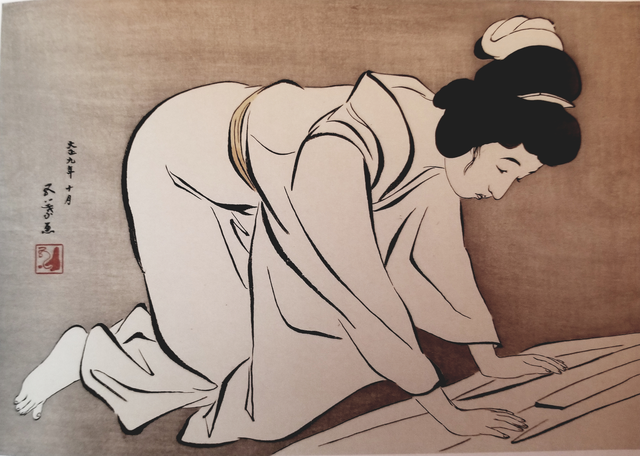 色气满满是什么意思，气息是什么意思（一抹色气：浮世绘中美人）