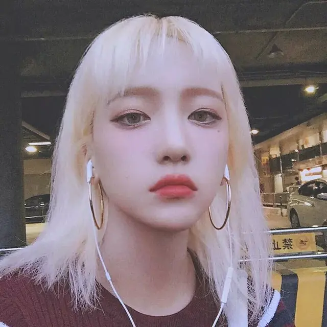念七 精致女生染发社会酷头像微信，念七 精致女生染发社会酷头像（各种发色的小姐姐头像）