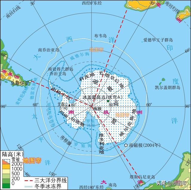 七大洲面积从大到小排列，7大洲4大洋大小顺序（世界七大洲地形图<12图>）