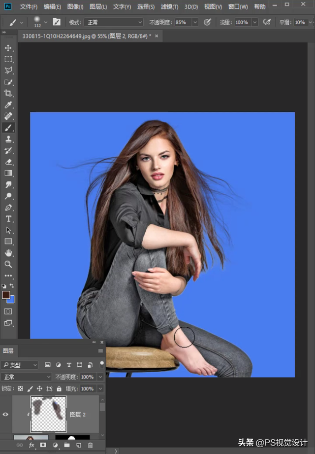 PS如何修剪白边，ps如何处理白边（PS抠头发丝有白边儿怎么处理）