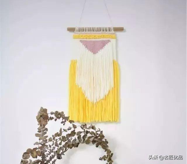 手工编织挂毯，挂毯编织教程（做一款彩虹挂毯）
