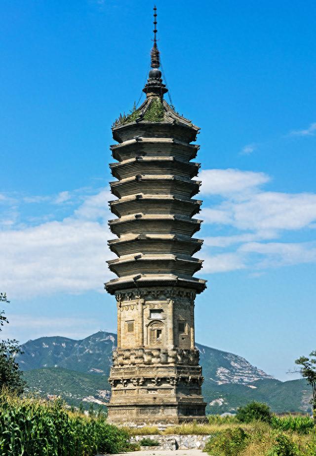 游北京房山古塔——姚广孝塔