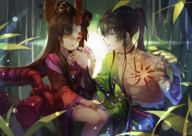 跟我走吧 百合情头，微信头像，跟我走吧 百合情头（让我们想起了多少对阴阳师里的cp）