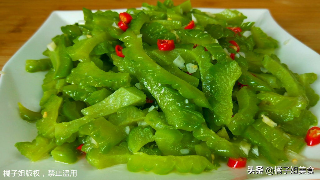 【涼拌苦瓜】做法步驟圖 5分鐘上桌 美味降火-起舞食譜網