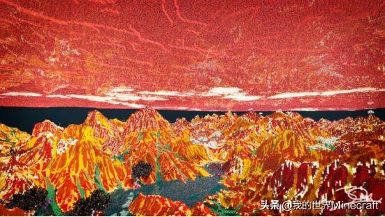 《我的世界》里的“世界级”地图 一张地图的面积就够逛一年