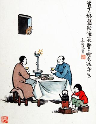 丰子恺经典漫画人物，细品形形色色的人