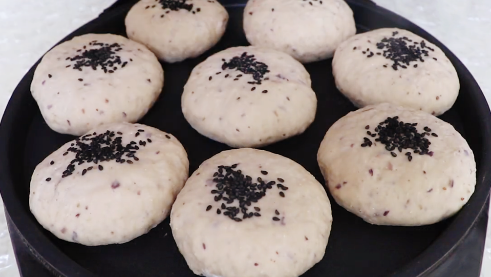 圖片[5]-【葡萄發面餅】做法步驟圖 加2雞蛋 出鍋孩子特愛吃-起舞食譜網