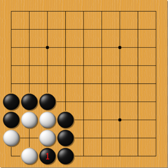 围棋棋盘多少条线,围棋入门基本知识口诀(第8节:两眼活棋)