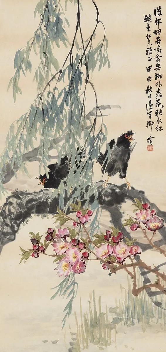 一步一步画柳树，一分钟简笔画—跟我一起画柳树（品读Ⅰ九位大师画春柳）