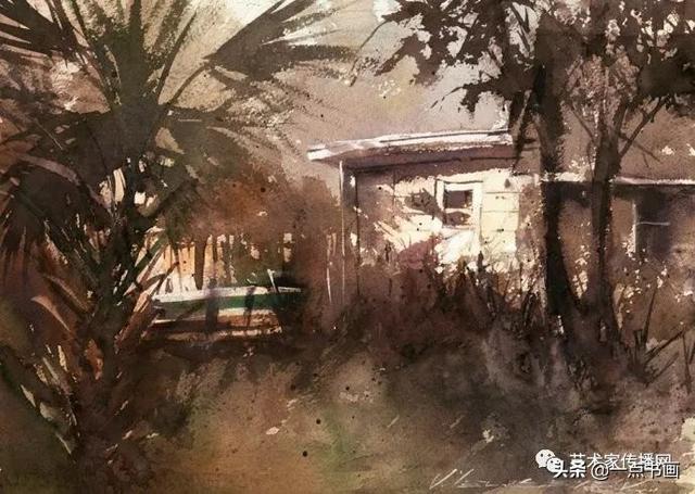 画画图片大全风景，画画图片风景（这美美的100幅水彩风景画）