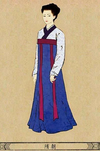 唐朝女子服饰，唐朝服饰女装图片（唐代不同时期的仕女服饰变化与其影响因素）