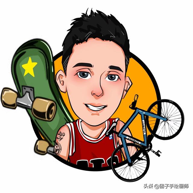 贰迟  酷拽ins风嘻哈男头，微信头像，贰迟  酷拽ins风嘻哈男头（爱玩一组机车）